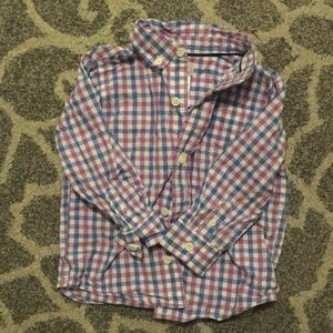 Gymboree plaid button down